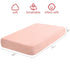 100% (28" 52") Flannel Crib Sheet for Girl, Cotton Flannel, Heavenly Soft Fitted Crib Sheet for Standard Crib X