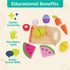 B. toys- Chop 'n' Play - Wooden Fruits & Veggies, Sliceable Play Food for Toddlers, Kids