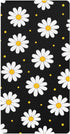 CZXW Black White Daisy Crib Sheets Fitted 52" x 28" Natural Cotton Soft