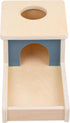 Adena Montessori Object Permanence Box with Tray, Three Wooden Balls Montessori Toys for 6-12 Months Baby