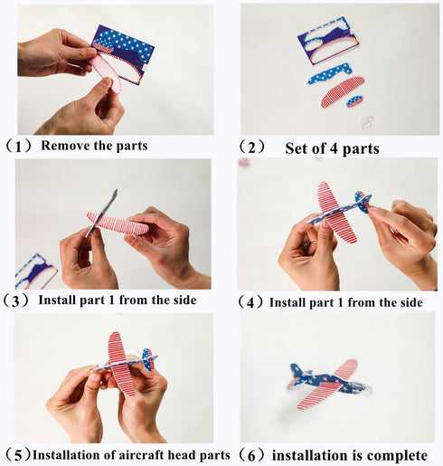 Defemim 32 Pack Toys,16 Glider Planes for Kids,Foam Glider Plane Toy,Foam Gliders Planes Designs,for Boys and Girls