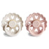 0-6 FRIGG Andersen Fairytale Natural Rubber Baby Pacifier | Made in Denmark | BPA-Free (Cream/Blush, Months)
