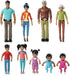 Beverly Hills Doll Collection Sweet Li'l Family Hispanic Dollhouse People Set - 9 Action Figures Including Grandpa,