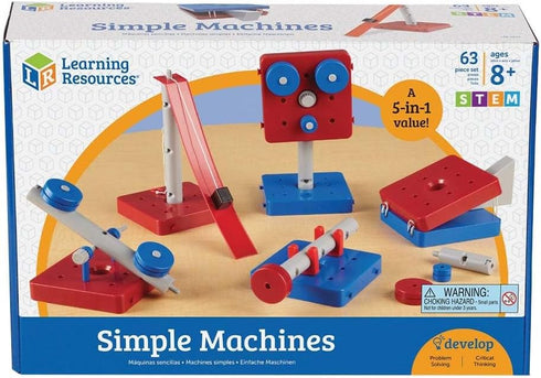 Learning Resources Simple Machines, STEM Early Engineering Toy Set of 5