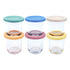 Elk and Friends 4oz Borosilicate Glass Baby Food Storage Jars with Silicone