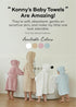Konny Baby Hooded Towel Rayon from Bamboo Cotton Baby Bath Beach Towel Hooded Poncho, Oeko-TEX, Ultra Soft & Quick-Dry