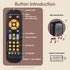 Nueplay Baby TV Remote Control Toy with Light and Sound, Realistic Controller for 6, 12, 18 Months