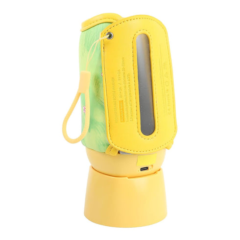 Depisuta 7 Portable Bottle Warmer, Adjustable Levels Multifunctional Intelligent Heating Milk Warmer with Temperature