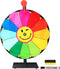 12 Inch Color Prize Wheel, 12 Slot Spinning Wheel Fortune Game, Holiday