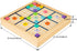 Wooden Sudoku Puzzles Board Game with Drawer, Colorful Math Brain Teaser Educational Desktop Game
