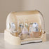 Generic Baby Bottle Storage Organizer Nursing Box Drying Rack with Cover,Dustproof Case Portable Container for Cabinet