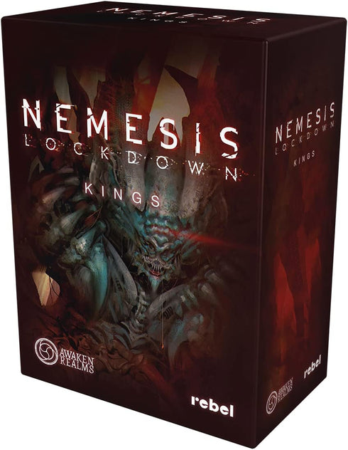 Nemesis: Lockdown: Kings - Board Game Expansion by Awaken Realms, Sci-Fi Horror Strategy Game for Adults & Teens Ages