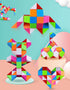 TANCH (36 1PACK) Fidget Magic Snake Cube Puzzles Twist Ruler Speed Cubes Brain Teaser Game Toys for Kids Block