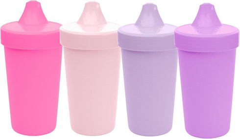 Re-Play Spill-Proof Sippy Cups for Toddlers - Kids Reusable 10 Oz Set