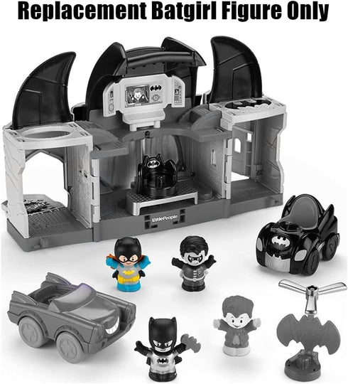 Fisher-Price Little People DC Superfriends Deluxe Batcave Playset Replacement Part - HHY77 ~ Batgirl Figure