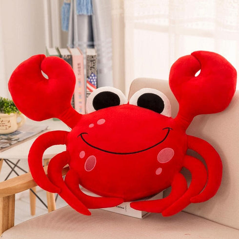 XIYUAN 24 inch Crab Plush Toy, Crab Plush Pillow, Super Soft Marine Life