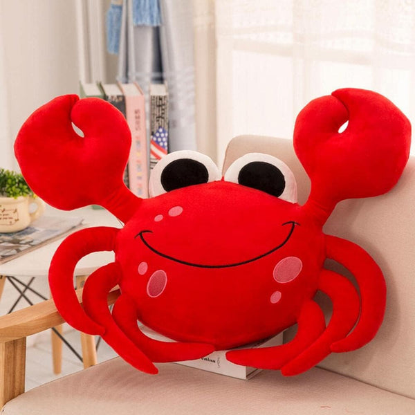 XIYUAN 24 inch Crab Plush Toy, Crab Plush Pillow, Super Soft Marine Life