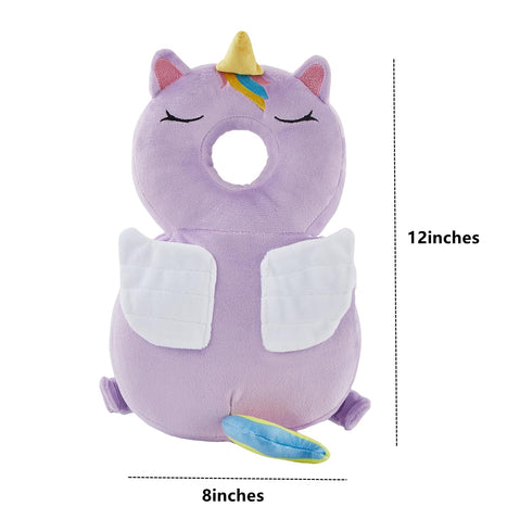 Baby Back Potection Toddler Safety Protector Cushion Pad Toddler Backpack for Crawling Walking Adjustable Back Safety for Boys and Girls(Unicorn)