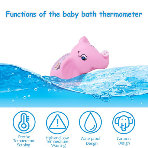 Doli Yearning Upgrade Baby Bath Thermometer|Kids' Bathroom Safety Product|Fahrenheit and Celsius|Baby Bath Floating
