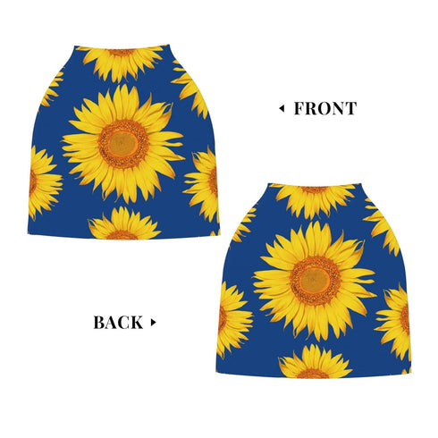 Schgap Sunflowers Baby Car Seat Covers Canopy, Nursing Cover Breastfeeding Baby Carrier Covers Carseat Canopy