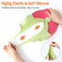 Baby Shower Cap Bathing Protection Silicone Adjustable Foldable Hair Washing Hat Shampoo Cap for Baby Toddler Kid Portable (Pink)
