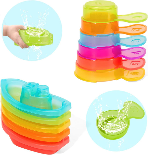 Baby Bath Toys for Kids Ages 1-3 11PCS Mold Free Bath Toys