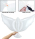 4 Pieces White Peace Dove Balloons, Pigeon Shape Memorial Balloons for Wedding Funeral Birthday Party Decorations