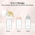 Free,4PCS (5oz,4 COMI Natural Glass Baby Bottle,Standard Neck Breastmilk Storage Bottle for Fridge,Breast Milk