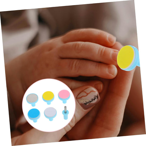 Electric Nail File Replacement Pads - Soft Grinding Heads for All Ages