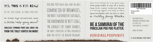 Original Poop Knife, The Gag Gift