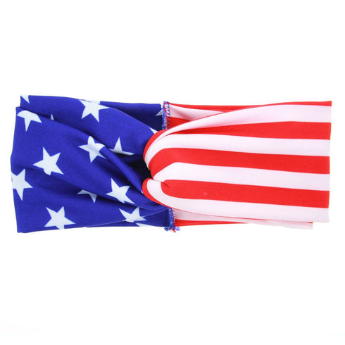 BinaryABC 4th of July Baby Headband, American Flag Headband, 3Pcs for Fourth of July Decorations