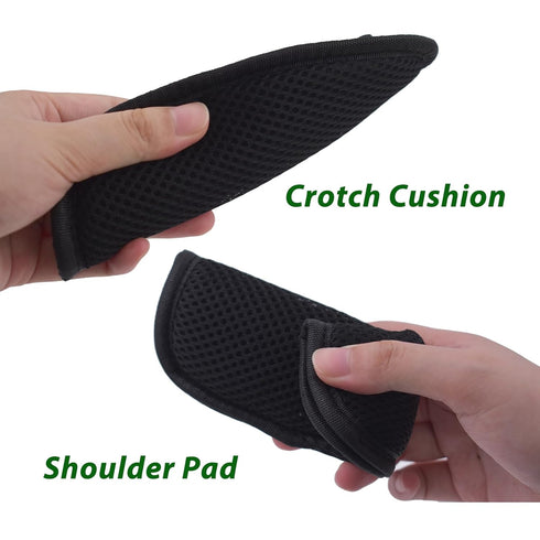 LiXiongBao 3 Pack Seat Straps Shoulder Pads, Stroller Strap Crotch Cushion,Soft Seat Straps Covers Suit