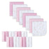 Softan Baby Washcloths, 24 Pack - Extra Soft & Ultra Absorbent Baby Towels, 9x9 Flamingos, Gentle on Sensitive Skin