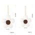 NEHET Dummy 2 Pack, Baby Daisy Pacifier Holder,Light and Soft Holder Handmade Decor for Nursing Kids Room