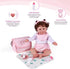 8 Set 17-22 inch BABESIDE Pcs Baby Doll Diaper Bag for Dolls, Baby Doll Feeding Accessories with Disappearing Milk Toy