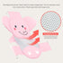 AIR&TREE Baby Bath Seat Support Net, Quick Drying, Adjustable, Comfortable, Non-Slip, Infant Bathtub Sling Shower Mesh
