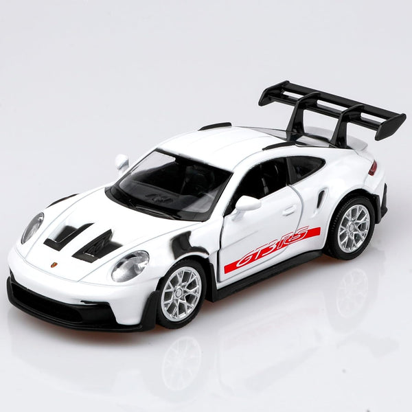 1/36 Scale Porsche 911 GT3 RS Diecast Car Models, Pull Back Vehicle, Gift for Boys and Girls