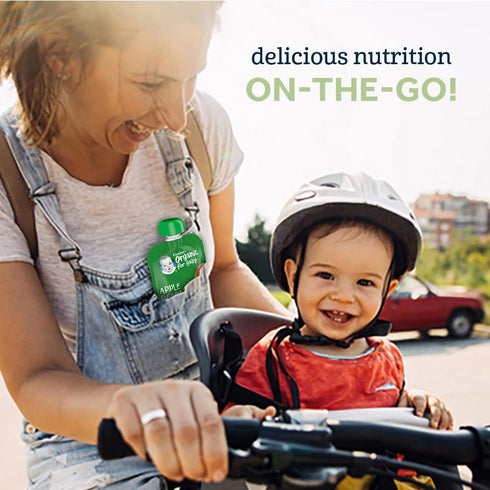 Gerber Organic Baby Food Pouches - 2nd Foods for Sitter, Pear Spinach, 3.5 Ounce (Pack of 12)