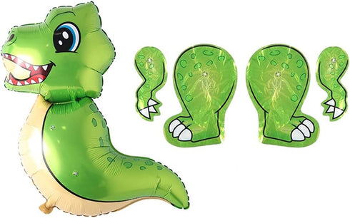 Inflatable Dinosaur Tyrannosaurus Balloons for Birthday Party Baby Shower Decoration Kit - Gift for Kids and Adults