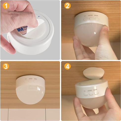 Dimmable 8 1800mAh 2pcs) Kintion Night Light, Color Portable LED Night Light, Rechargeable Nursery Light Lamp, Soft Eye
