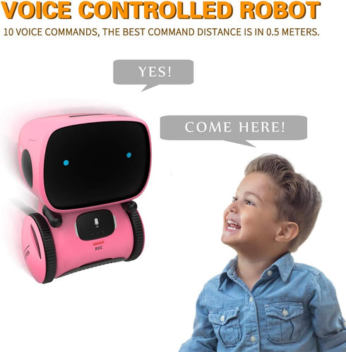 98K 3 Kids Robot Toys for Girls and Boys, Touch and Voice Control Robots Interactive Smart Talking Robots Intelligent