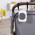 Jowxsx Grey Travel Wipe Holder Reusable, Wet Wipe Container Box Strollers, Hanging Dispensers Refillable Wipe Case Safe