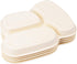 Kid Plate Set Bamboo Toddler Dinnerware, Spill Proof Divided Plate with Baby Spoon and Fork 3-Piece Set for Kids