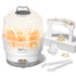HEYVALUE Ease-Steam Bottle Sterilizer, Compact Baby Bottle Sterilizer, Fast One-Touch Operation (Esterilizador