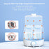 8 OZ, 100 Count Storage Breastmilk Bags for Baby with Container Spout & Thickened Design, Large Capacity Milk Storage