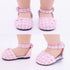 6 Pairs Hot Pink Doll Shoes Set for 18 Inch Dolls - Boots, Slippers, Sandals, Accessories