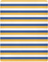 Pigsaly 28x52 inch Crib Sheets White Yellow Blue Stripe Baby Sheet for Standard Crib Mattress Boys Girls Toddler Bed