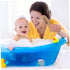 Set KOMBIUDA Hair Brush with Soft Bristles and Comb Gentle Scalp Cleaning and Bath Brush for Newborns Parents