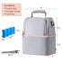 2 Pack, 6 NCVI Breastmilk Cooler Bag with Ice Breast Pump Bag with Cooler Fits Bottles, Double Layer Breast Milk Baby
