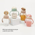 Set 8oz MOTHER-K Travel Baby Bottle Drying Rack (Cream Mocha) + Sippy Cup (Pink)